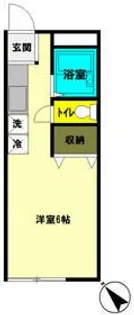 ハイツ長寿A【1階】の間取り