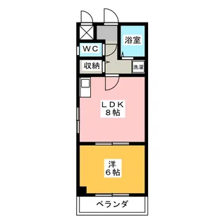 エステート田代【2階】の間取り