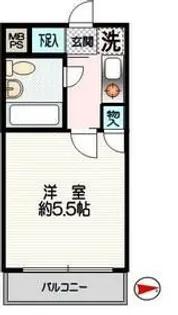 クリオ妙蓮寺壱番館【2階】の間取り