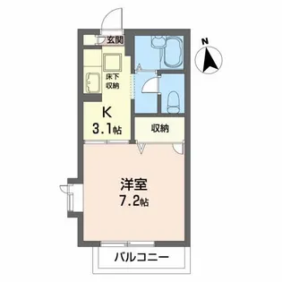 ディアス147【1階】の間取り