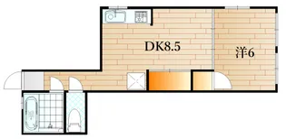山口県下関市幸町【マンション】の間取り