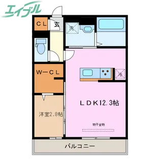 Force【2階】の間取り