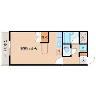 幸町アヴェニュー【1階】の間取り