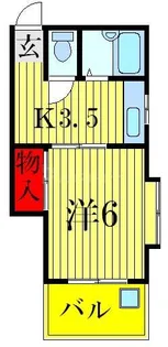 コーポ長崎【3階】の間取り
