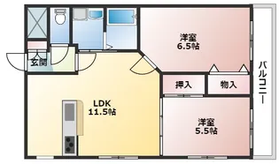 グレースKII【2階】の間取り