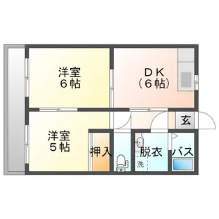 マリンアベニュー新生【3階】の間取り