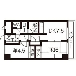 ロイヤルヒルズ柳生II【3階】の間取り