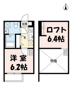 1Kの間取り画像