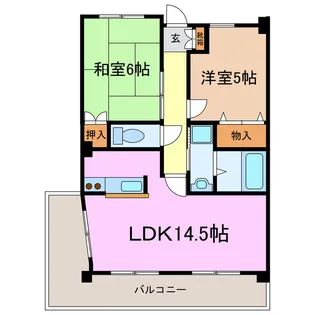 グランメール香久山【3階】の間取り