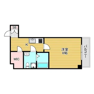 1Kの間取り画像