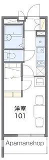 レオパレスさくら坂【2階】の間取り