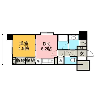 千葉県市川市行徳駅前1【マンション】の間取り
