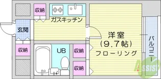 ラ・レジダンス・ド・仙台【4階】の間取り