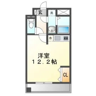 プラウランド名駅【13階】の間取り