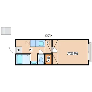 カサフロール壱番館【2階】の間取り