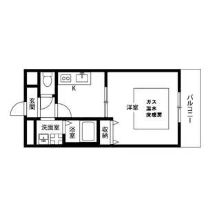 アムール Halekulani【2階】の間取り