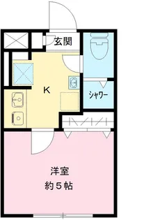 THE ROOM S 西大井【1階】の間取り