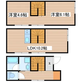 inherit木町通(インヘリット木町通)の間取り
