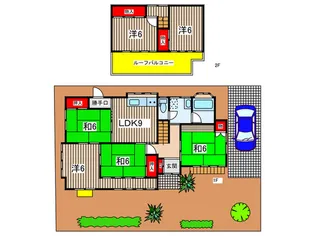 千葉県茂原市下永吉【一戸建】の間取り