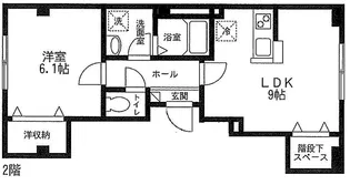 アーク江戸川橋【2階】の間取り