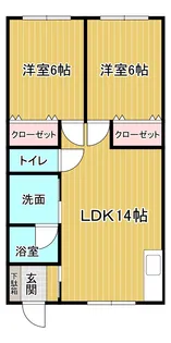 令和ハイツ【1階】の間取り