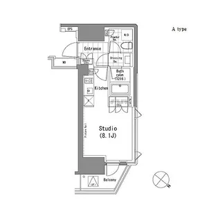 東京都渋谷区渋谷1【マンション】の間取り