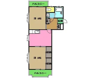 中澤マンション【1階】の間取り