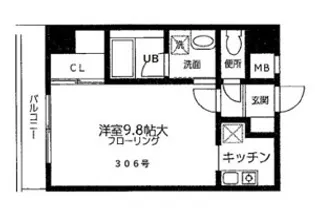 アルファ・浅草【3階】の間取り