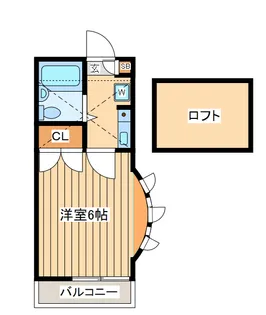 ウッドベル2 B棟【2階】の間取り