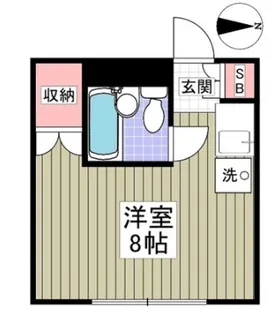 サンロイヤル武蔵野【1階】の間取り