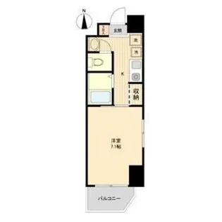 S-FORT神宮南【7階】の間取り