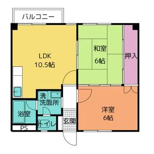 シャトレ柳町【4階】の間取り
