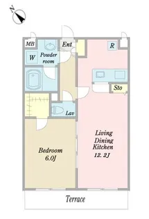 あお空 しいのき館【1階】の間取り