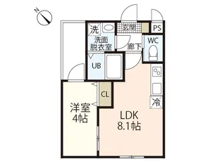 MOVE西原EAST【3階】の間取り