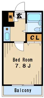 フローライト八王子堀之内【4階】の間取り