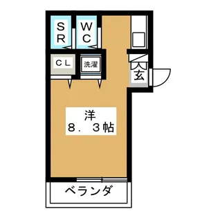 MR APARTMENT【3階】の間取り