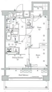 スカイコートヴィスタ隅田公園【6階】の間取り