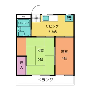 若杉荘【3階】の間取り
