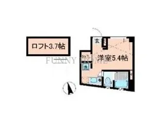 バーミープレイス上北沢II【1階】の間取り