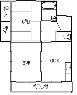 ロイヤルハイツ 202【2階】の間取り