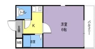 ツインコート平野1番館・2番館【2階】の間取り