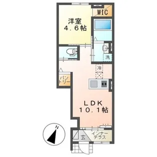 リヴェールメゾン【1階】の間取り