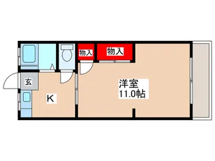 メゾンヤジマ【3階】の間取り