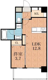 大阪府大阪市東住吉区湯里1【マンション】の間取り