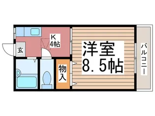 グリーンヴィラ弐番館【1階】の間取り