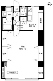 ツイン一の橋1号棟【5階】の間取り