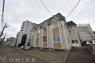 北海道札幌市豊平区中の島一条4【アパート】の外観