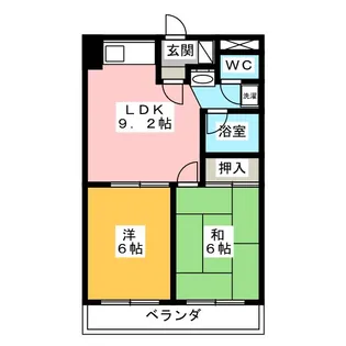 ISM松原(旧レスカール松原)【5階】の間取り