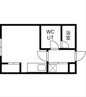 パラドール北加賀屋【2階】の間取り