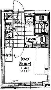 PASEO西新宿五丁目I【3階】の間取り